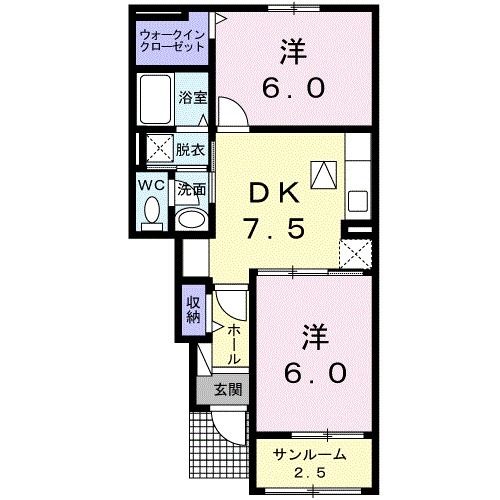 グラ－ス　IIの間取り