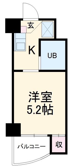 名古屋市中川区露橋のマンションの間取り