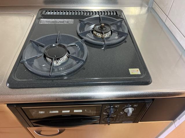 キッチン　2口ガスコンロ