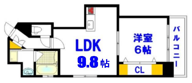 広島市中区舟入中町のマンションの間取り