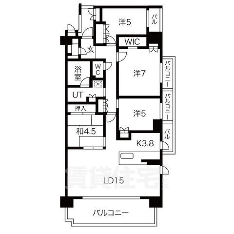 プレミスト徳重の間取り