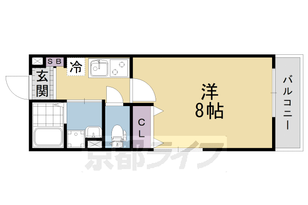 ＫＯＴＯステージ伏見稲荷の間取り