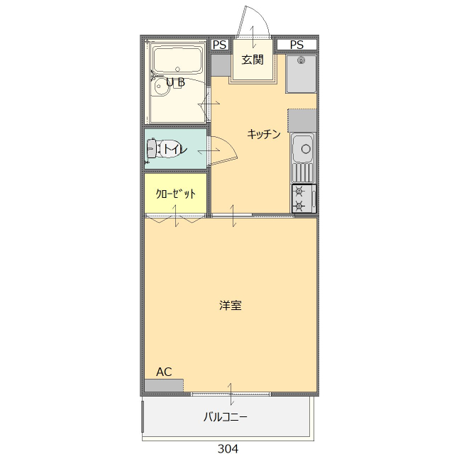 テラルージュ協栄の間取り