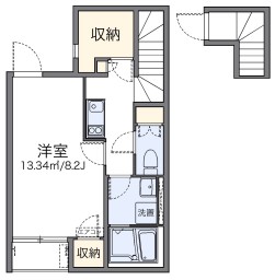 世田谷区瀬田のアパートの間取り