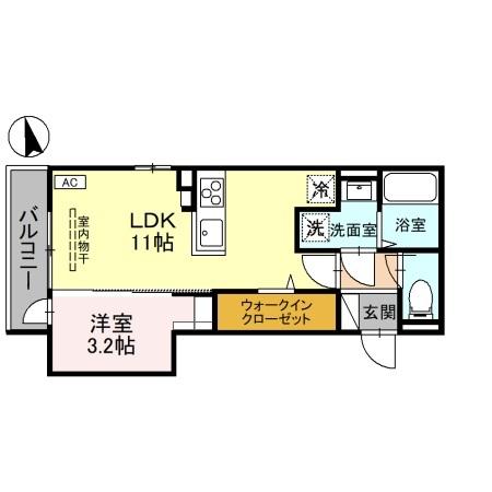 Ｄーｒｅｓｉｄｅｎｃｅ新庄　Ｉの間取り