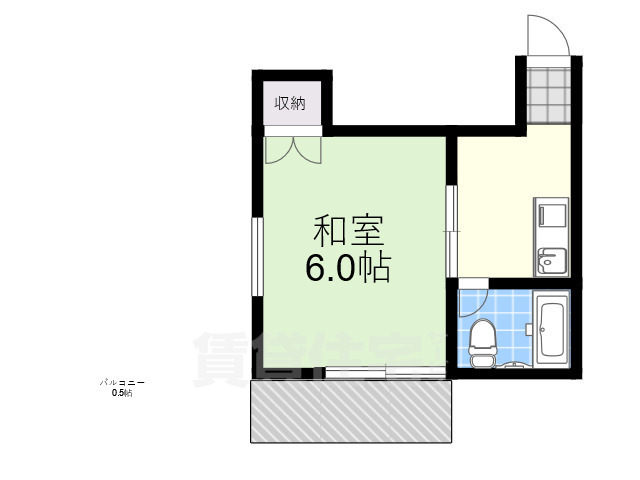 グリーンコーポ山坂の間取り