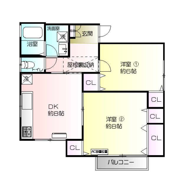 サンヴェール菊名の間取り