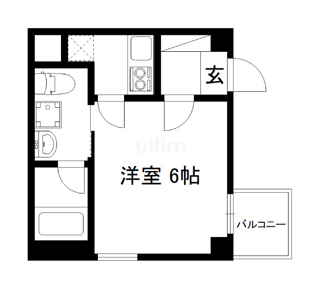 GARNET RESIDENCE伏見稲荷の間取り