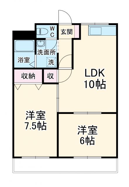 犬山市松本町のマンションの間取り