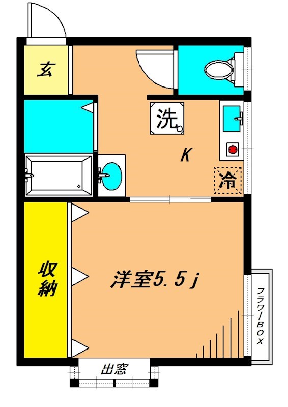 エスポワール和Ａ棟の間取り