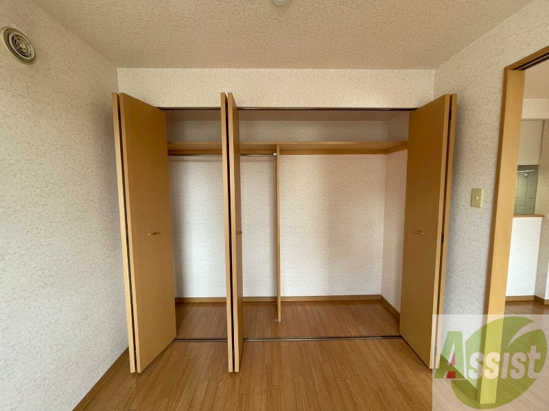 収納　収納です。寝室もすっきり片付きますよ～！