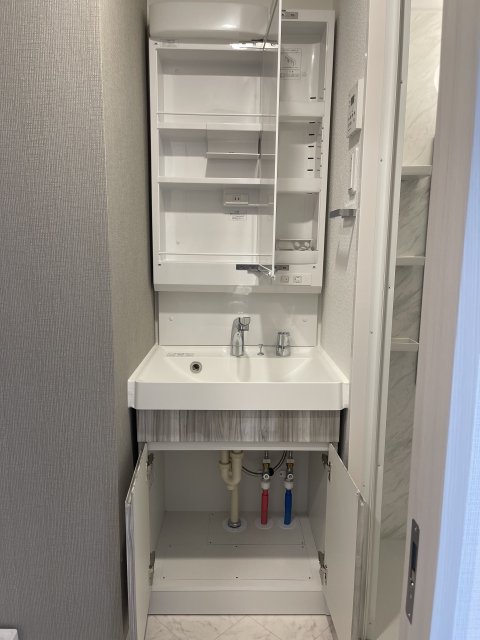 洗面設備　同物件、別号室のものです。