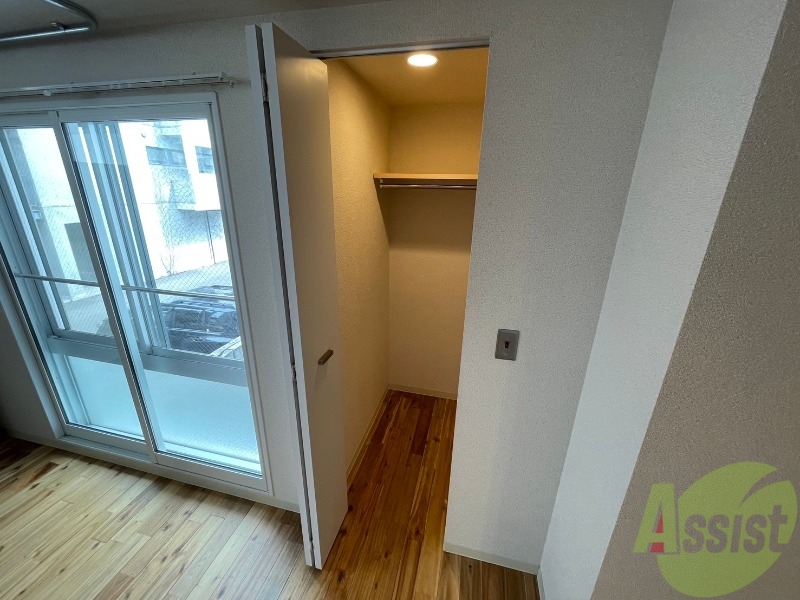 収納　収納です。寝室もすっきり片付きますよ～！