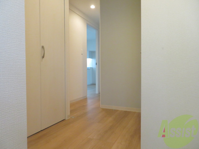 玄関　玄関から見たお部屋です。奥行で広さ伝わりますでしょうか