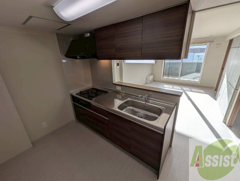 キッチン　システムキッチンなので、すぐお料理に使えます！