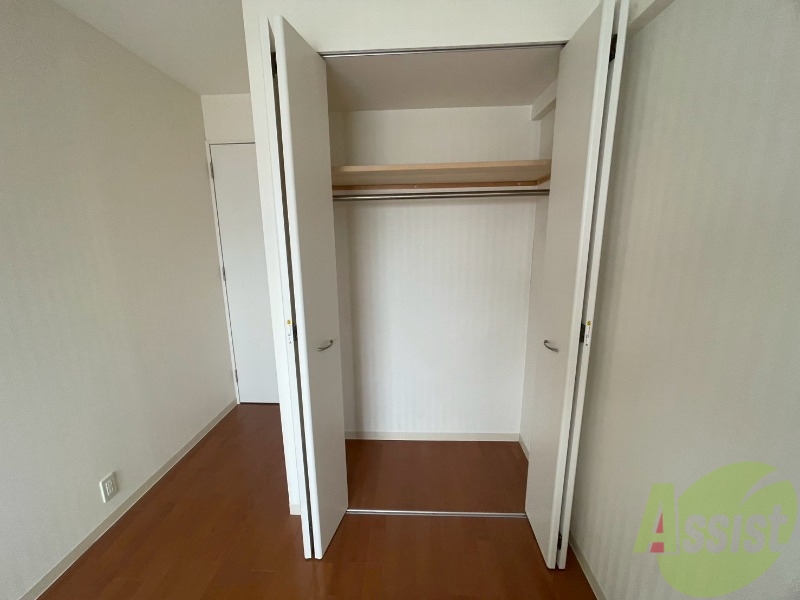 収納　洋室にあった収納。荷物がたくさんあっても大丈夫。