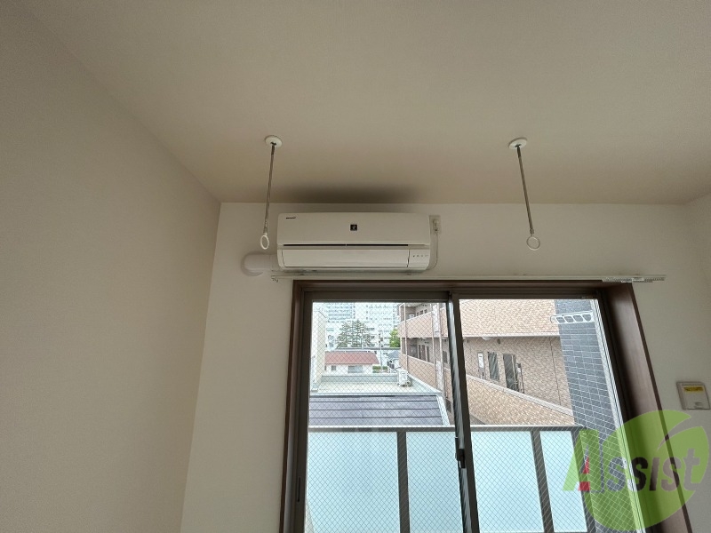 その他設備　エアコン１つで夏場も冬場も快適に過ごせますね。