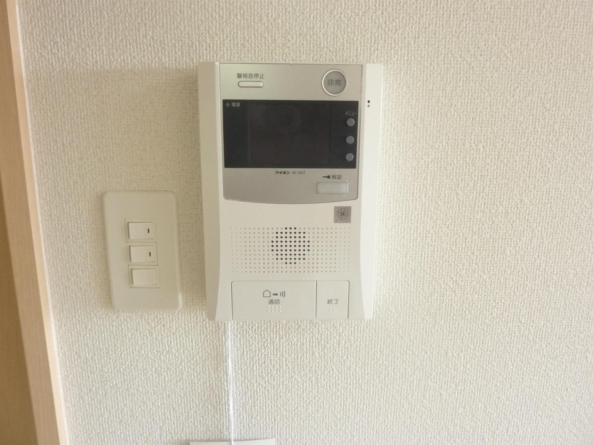 セキュリティ　ＴＶモニター付きインターホン
