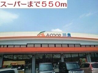 スーパー　Ａコープ（スーパー）まで550m