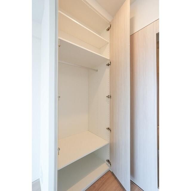 収納　たっぷりとした収納スペースです