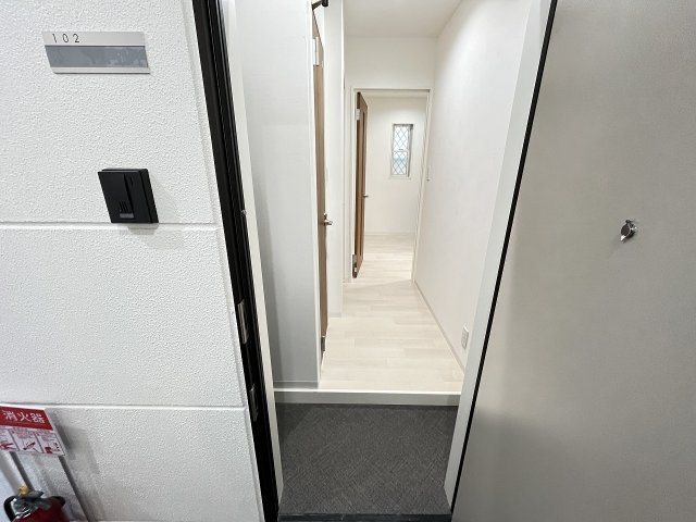 玄関　ゆったりとした玄関です