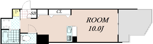 エステムコート京都駅前ＫＯＴＯの間取り