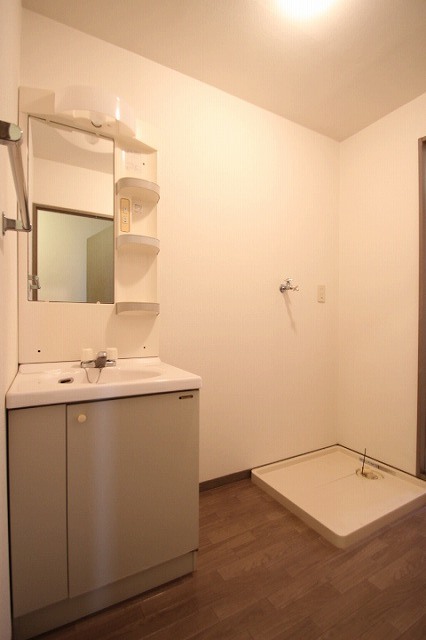 洗面設備　写真は別号室のものです