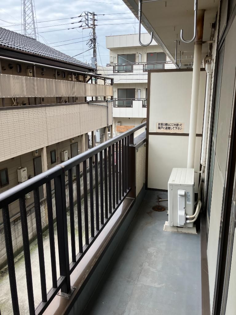 バルコニー　別のお部屋の写真です