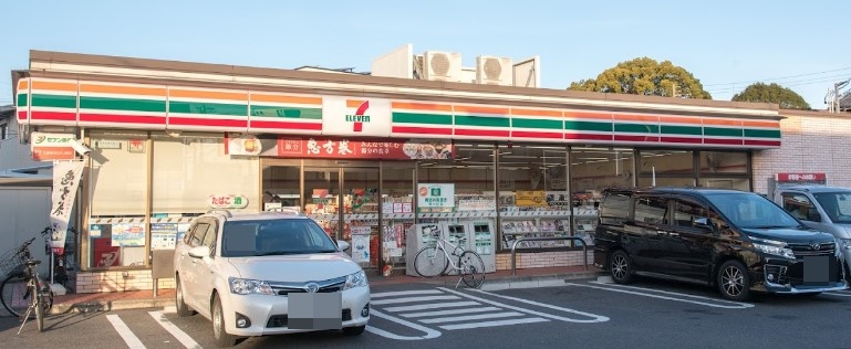 コンビニ　セブンイレブン 名古屋牛田通店（コンビニ）まで284m