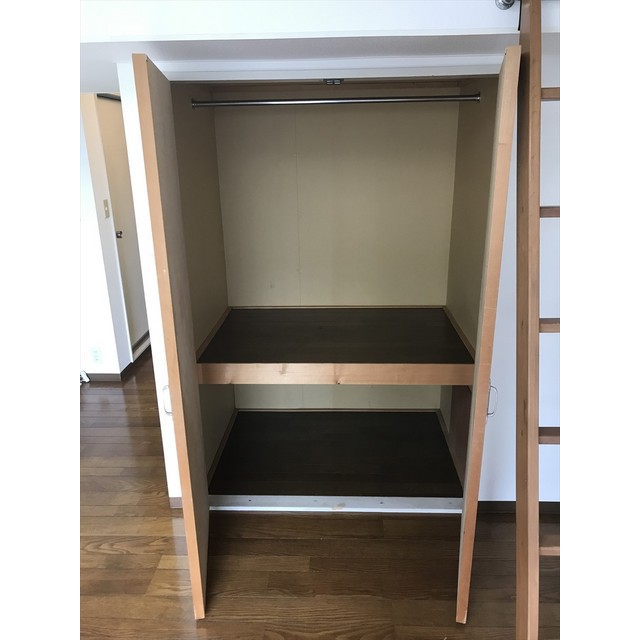 収納　ロフト下部の収納の様子