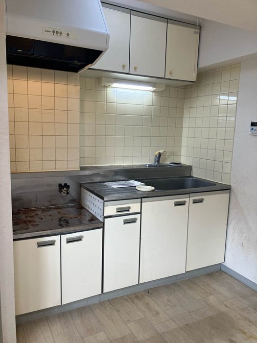 キッチン　ガスコンロ設置可能のキッチンです☆ご自身でお好きなタイプのガ