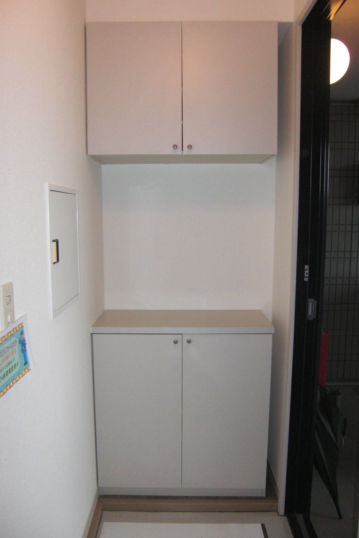 玄関　シューズボックス付き玄関です！大容量ですね！