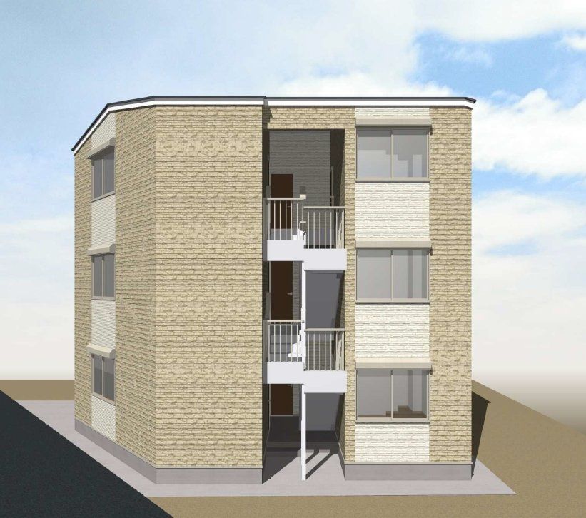 建物外観　外観パース