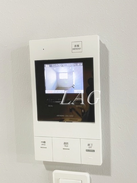 セキュリティ　モニターつきインターホンです。