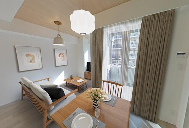 居室・リビング　リビング　※これはVR画像です。