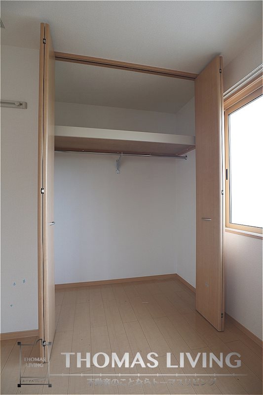 収納　大容量の収納スペース。
