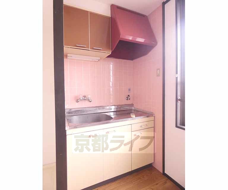 キッチン　コンパクトなキッチン。