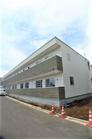 建物外観　建築中