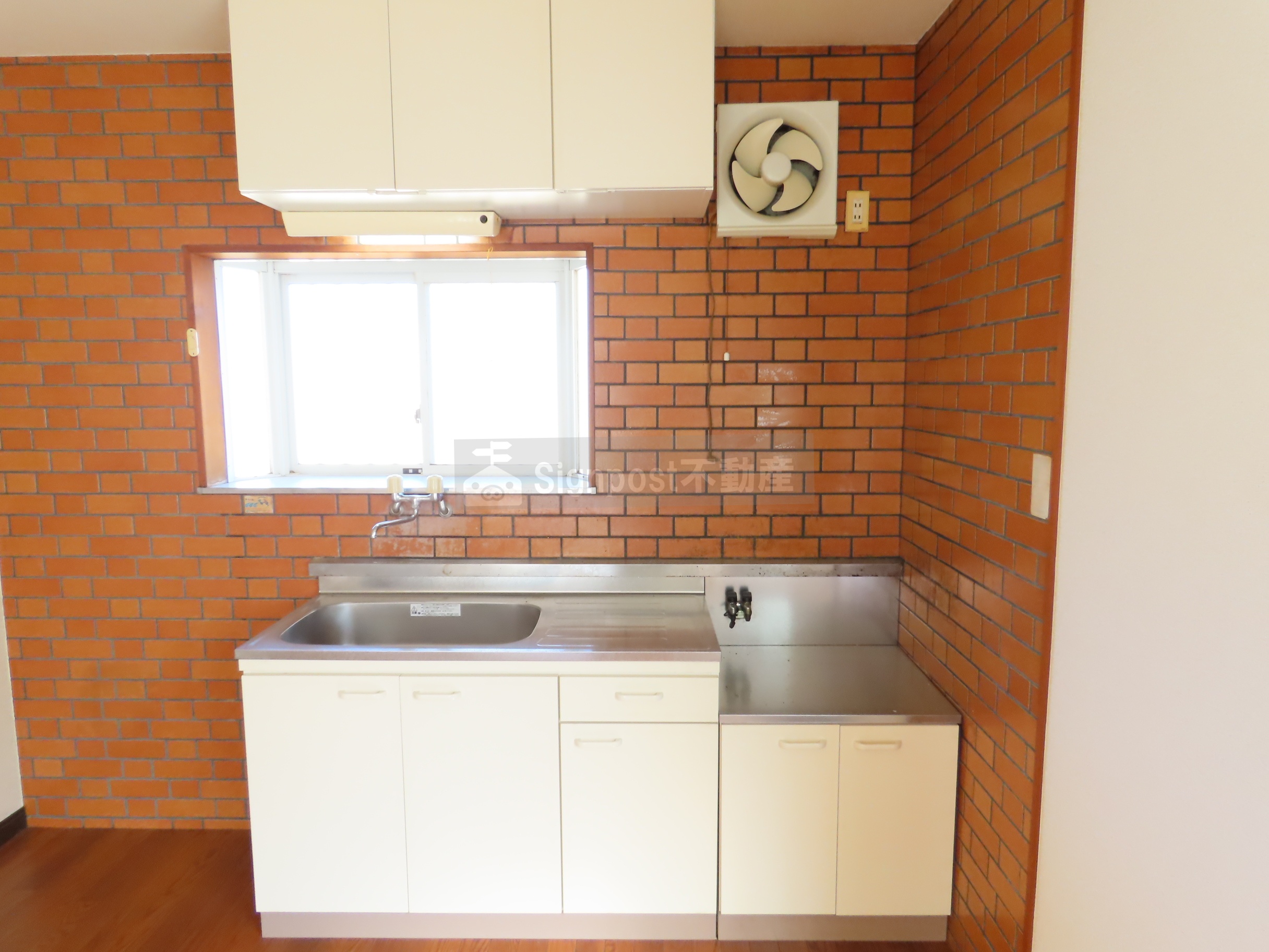 キッチン　ガスコンロ設置可能