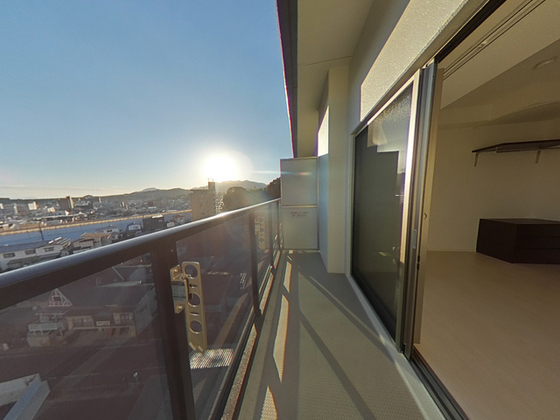 バルコニー　※別部屋の写真です