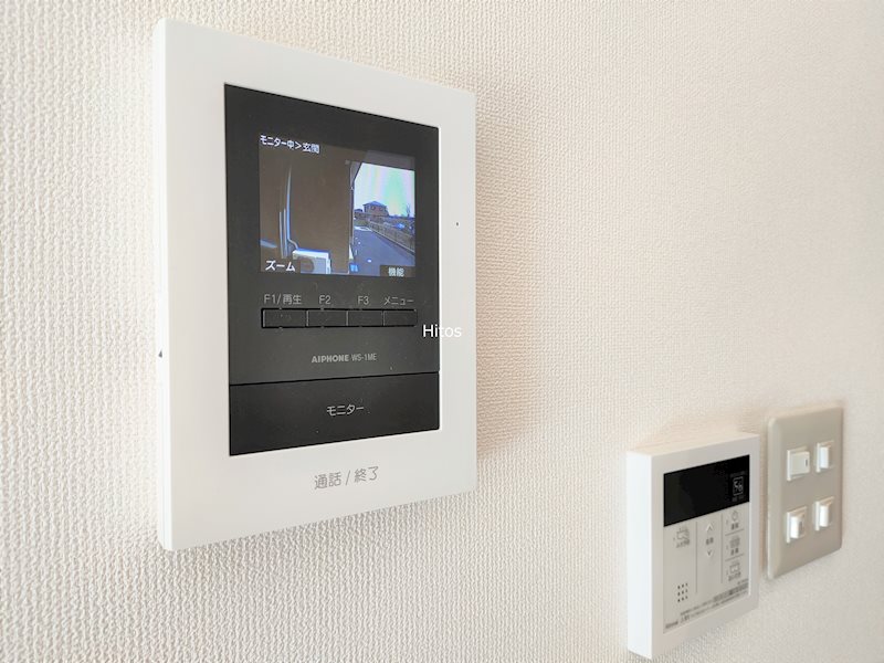 セキュリティ　カラーモニター付インターフォンで急な来客も安心。