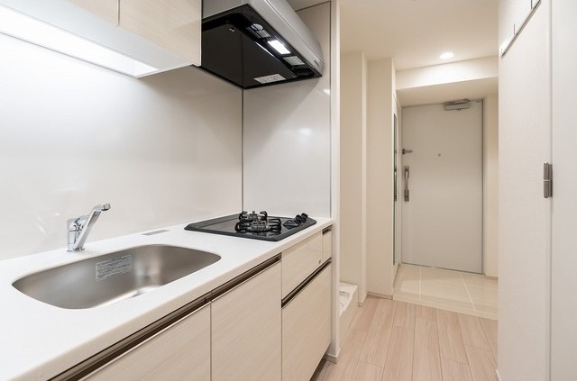 キッチン　ガスコンロ付のキッチン