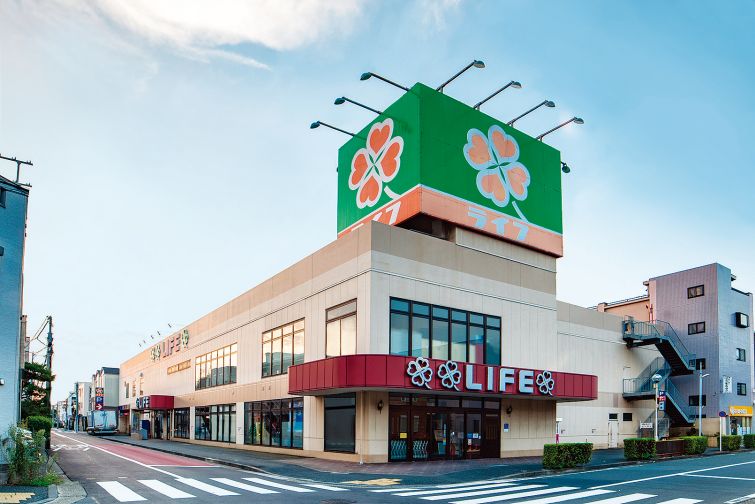 スーパー　ライフ川崎御幸店（スーパー）まで614m