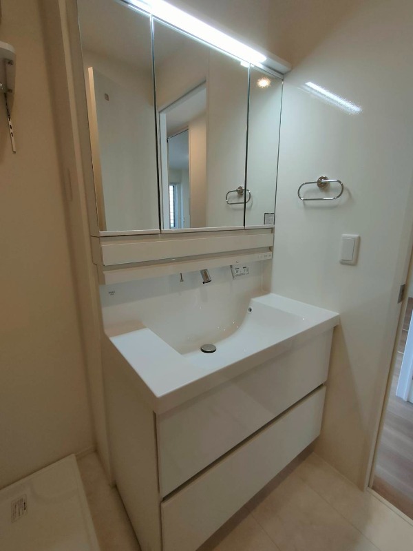 洗面設備　図面と現状に相違がある場合には現状を優先