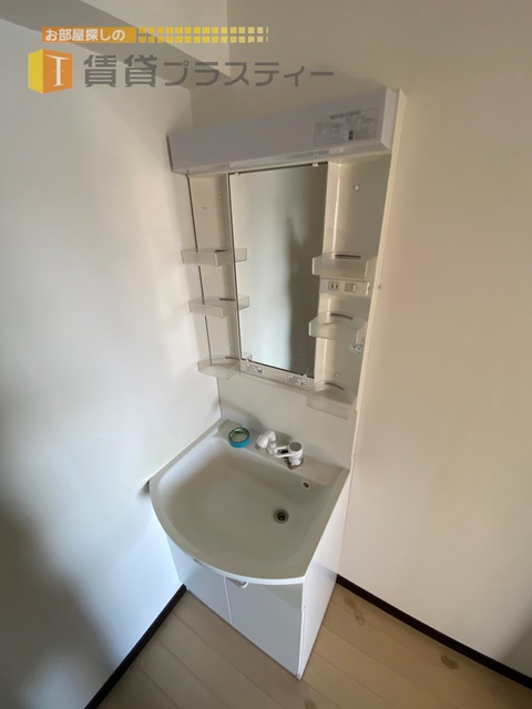 洗面設備　朝の始まりはココ。