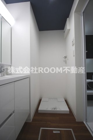 洗面設備　広い洗面スペース