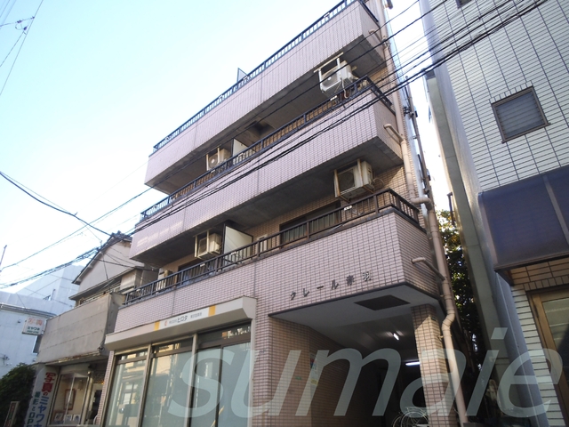 建物外観　タイル張りの外観です！