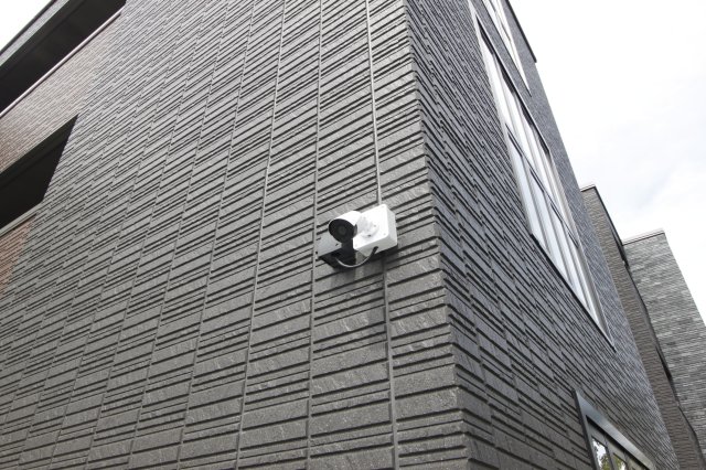 セキュリティ　防犯カメラがあります