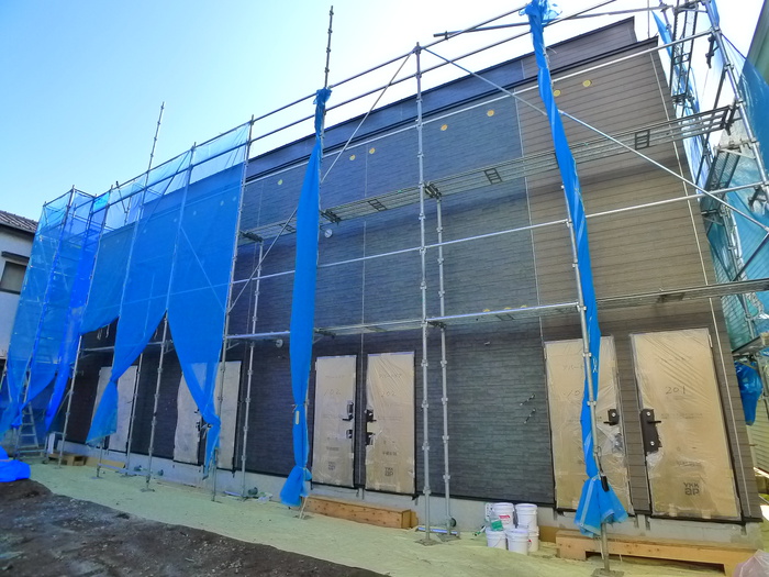 建物外観　建築中