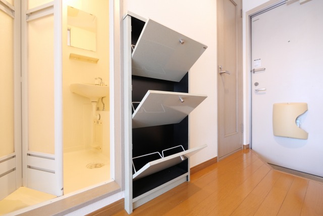 収納　たっぷりとした収納スペースです